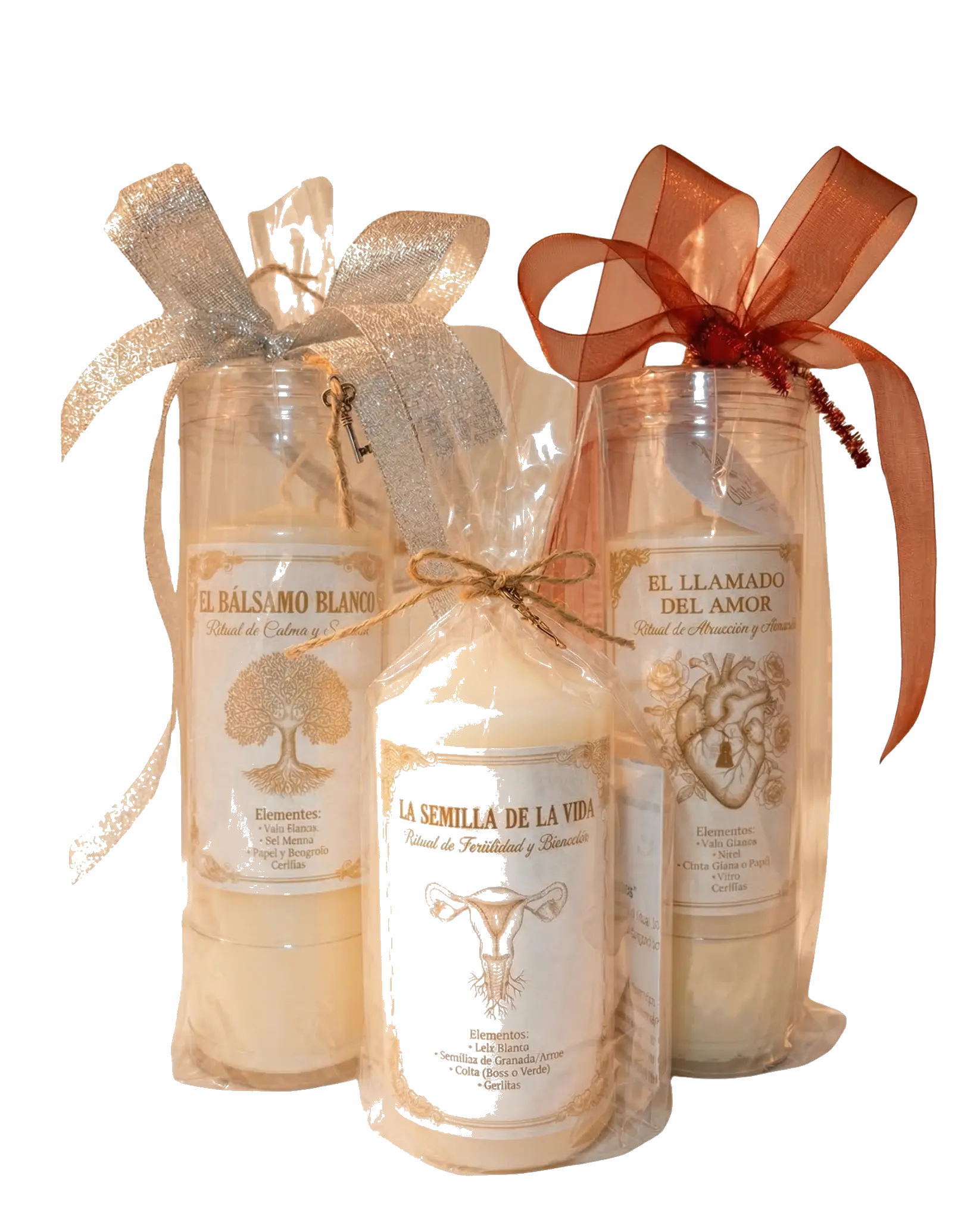 Colección de velas ritualizadas ElenCar